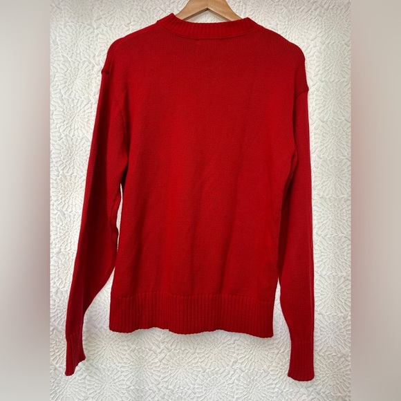 Helly Hansen Vintage Crewneck Sweater Size XL Red Winter Ski Made In USA Hip EUC - Picture 15 of 16
